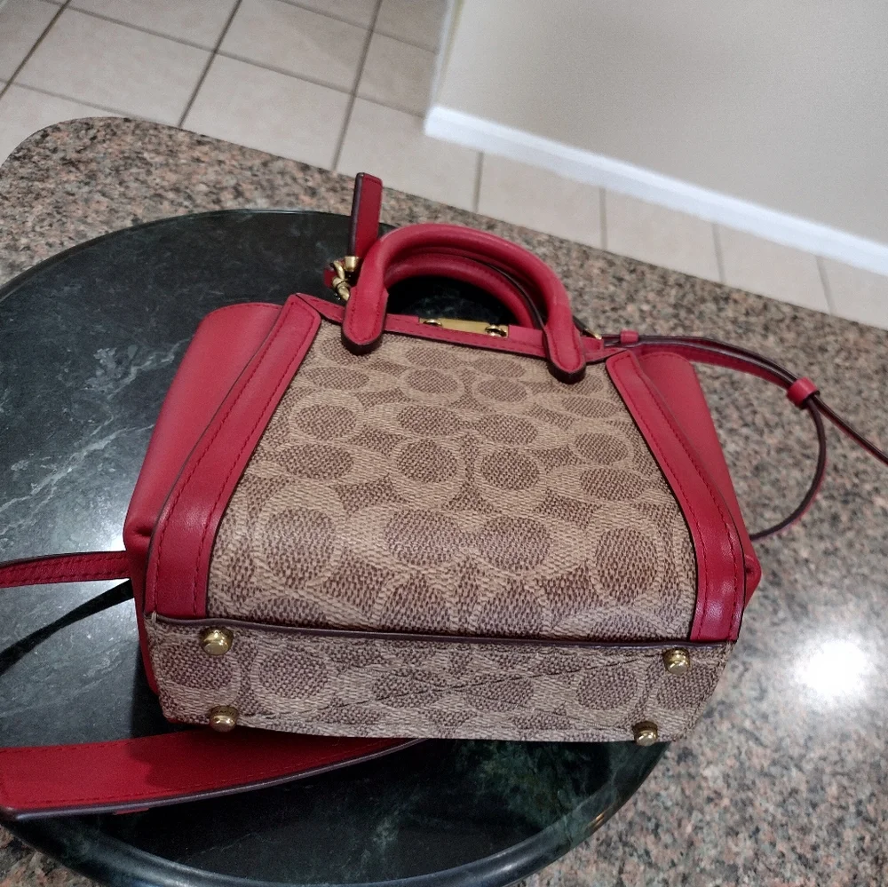 Coach 1941  Troupe 16 Signature Canvas mini satchel